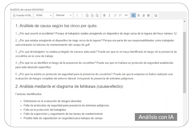 Análisis con IA Análisis con IA